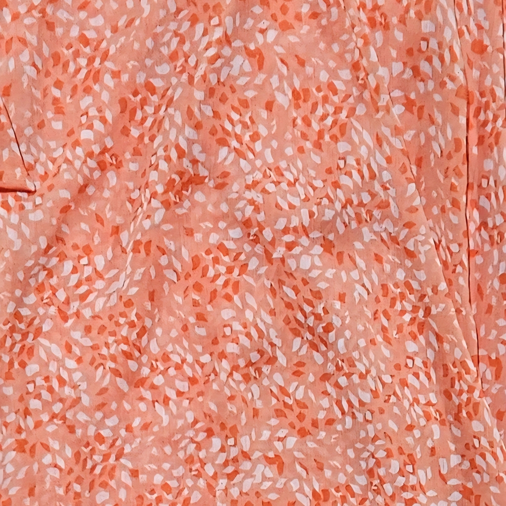 DKNY Coral Orange & White Floral Formal Dress Nordstrom Size 16 NWOT - Picture 5 of 10